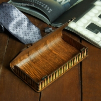 Купюрница "С 23 февраля, с флагом" 18&times;10&times;3 см