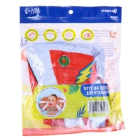 Круг для плавания новорожденных на шею &laquo;Спасатель&raquo;, надувной, с ручками, цвет красный, Крошка Я