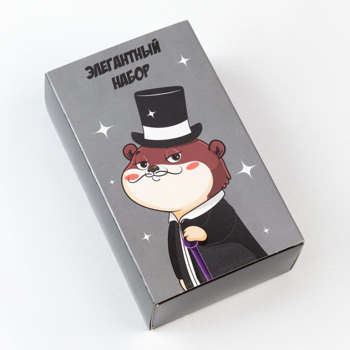 Набор мужских носков "Джентльмен " 2 пары, размер  41-44 (27-29 см)