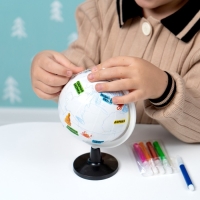 Обучающий набор «Глобус-раскраска», изучаем достопримечательности Обучающий набор «Глобус-раскраска», изучаем достопримечательности