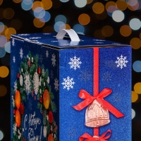Новый год. Подарочная коробка "Новогодний декор" , 28,5 х 14 х 33 см. Новый год. Подарочная коробка "Новогодний декор" , 28,5 х 14 х 33 см.