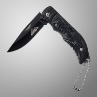 Нож складной "Смерть с косой" 15 см, клинок 65мм/1,4мм, с цепочкой Нож складной "Смерть с косой" 15 см, клинок 65мм/1,4мм, с цепочкой