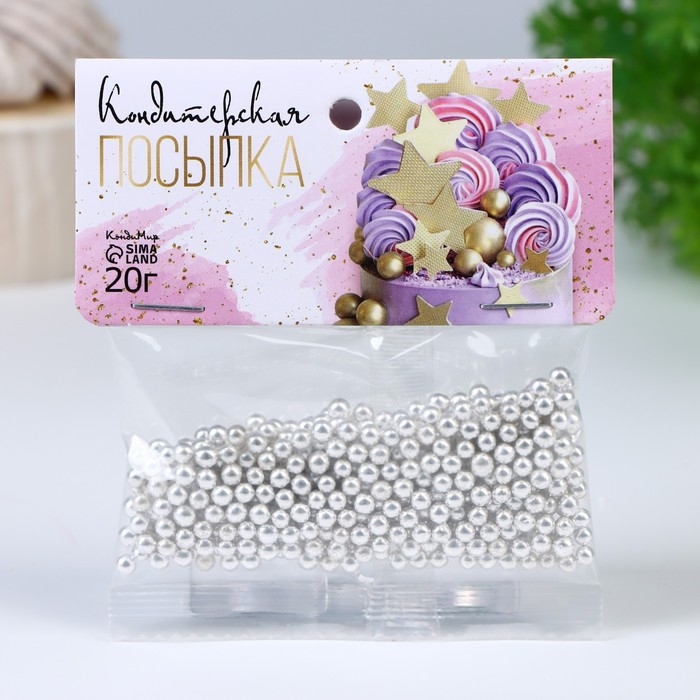 Кондитерская посыпка &laquo;Шестой элемент&raquo;, 4 мм , 20 г