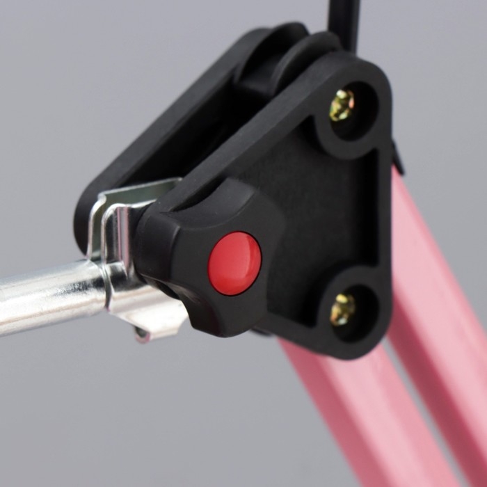 Настольная лампа Настольная лампа "Юника" Е27 40Вт розовый 14,5х14,5х53 см RISALUX