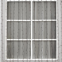 Гирлянда &laquo;Занавес&raquo; 2 &times; 3 м, IP44, УМС, тёмная нить, 760 LED, свечение белое, 220 В