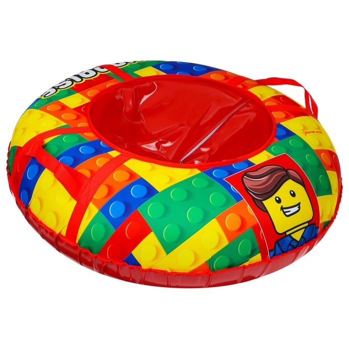 Тюбинг-ватрушка Winter Star &laquo;Кубики&raquo;, диаметр чехла 100 см