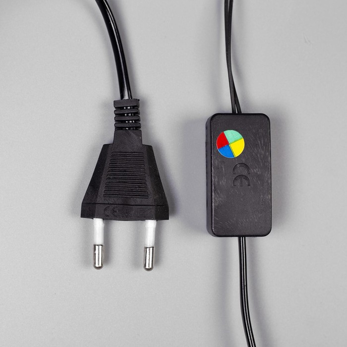 Светодиодный куст &laquo;Снежинки&raquo; 1.5 м, 84 LED, мигание, 220 В, свечение мульти (RG/RB)