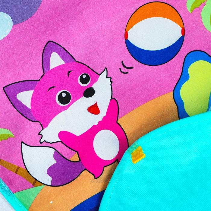 Развивающий музыкальный коврик &laquo;Пляж&raquo;, 73x48 см.