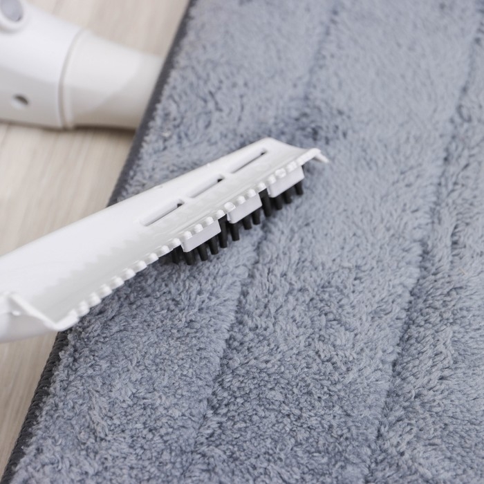 Швабра для мытья пола с распылителем Доляна, насадка из микрофибры 40&times;13 см, стальной черенок 125 см