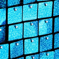 Панель с пайетками для фотозоны 30*30см голубая Панель с пайетками для фотозоны 30*30см голубая