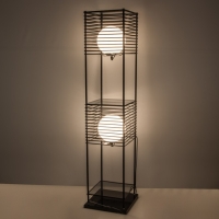 Торшер 19052/2 E27 40Вт черный 32х32х136 см