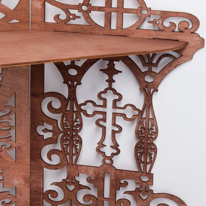 Иконостас № 9, цвет орех, 42х22хх52 см Иконостас № 9, цвет орех, 42х22хх52 см