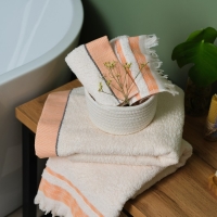 Полотенце махровое LoveLife &laquo;Муссон&raquo; 50х80 см, оранжевый, 100% хлопок, 500 гр/м2