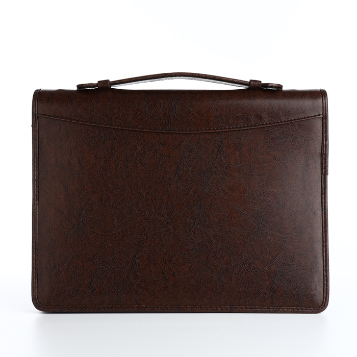 Папка для документов &laquo;Алекс&raquo;, цвет коричневый