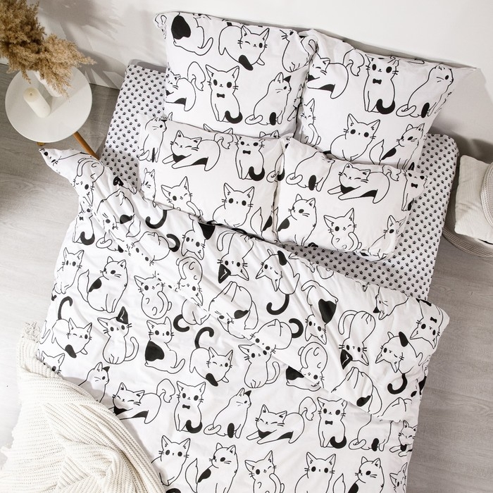 Постельное бельё 1,5сп Ночь Нежна &laquo;Саймон&raquo; 145х215см, 150х220см, 70х70см 2шт