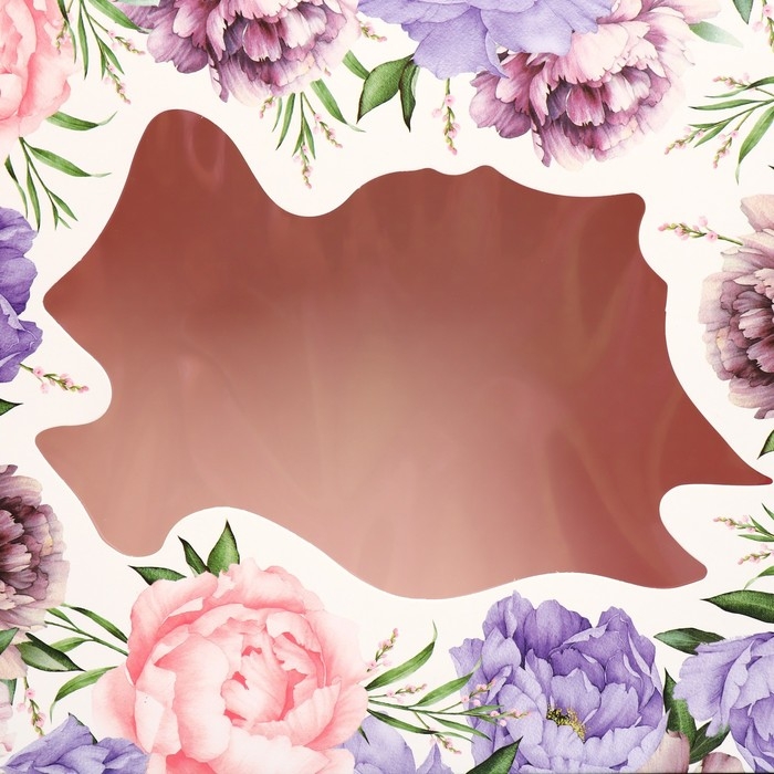 Коробка подарочная, упаковка, &laquo;Пионы&raquo;, 32 х 24 х 9 см