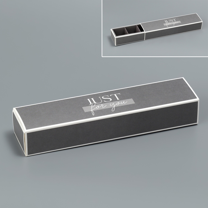 Коробка для конфет, кондитерская упаковка, 5 ячеек, &laquo;Для тебя!&raquo;, 5 х 21 х 3.3 см