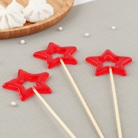 Силиконовый молд для леденцов и шоколада &laquo;Звезды&raquo;, цвет прозрачный