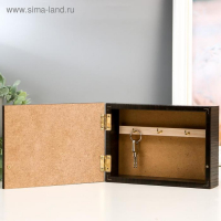 Ключница "Дерево ключи" венге 12х17 см