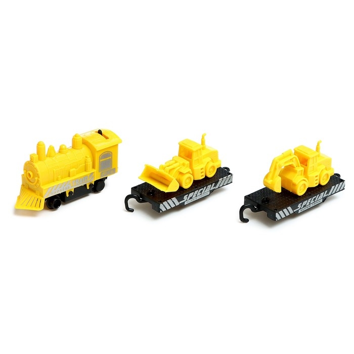 Железная дорога «Строитель», работает от батареек Железная дорога «Строитель», работает от батареек