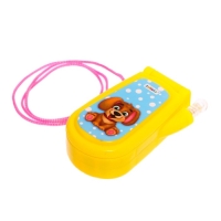 Музыкальный телефон &laquo;Домашние питомцы&raquo;, русская озвучка, световые эффекты, работает от батареек, МИКС