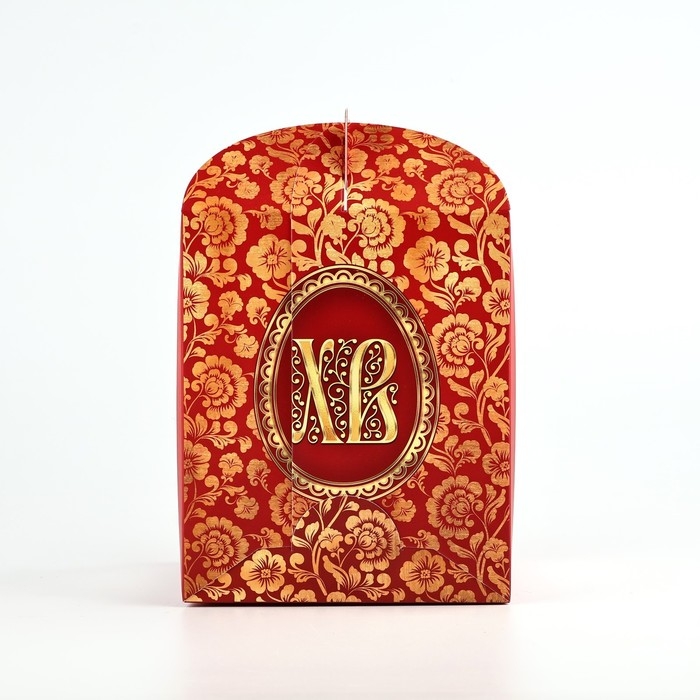 Складная коробка под торт &laquo;Пасхальная&raquo;, 15 х 15 х 18 см