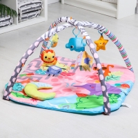 Развивающий коврик &laquo;Слоник&raquo;, с дугами, квадратный, 76х76х0,5