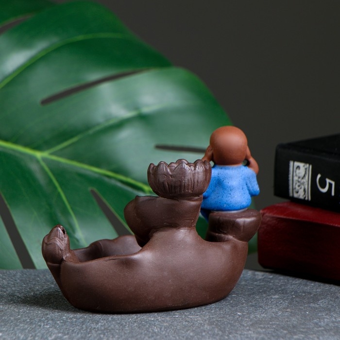 Подставка для благовоний Подставка для благовоний "Будда - тишина" 12х8х8см