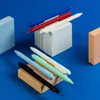 Ручка шариковая Cursive Soft Touch, голубая Ручка шариковая Cursive Soft Touch, голубая