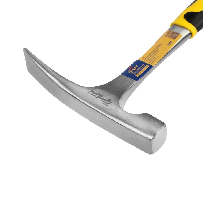 Молоток каменщика ТУНДРА ПРОФИ, цельнокованый, двухкомпонентная рукоятка, 600 г Молоток каменщика ТУНДРА ПРОФИ, цельнокованый, двухкомпонентная рукоятка, 600 г