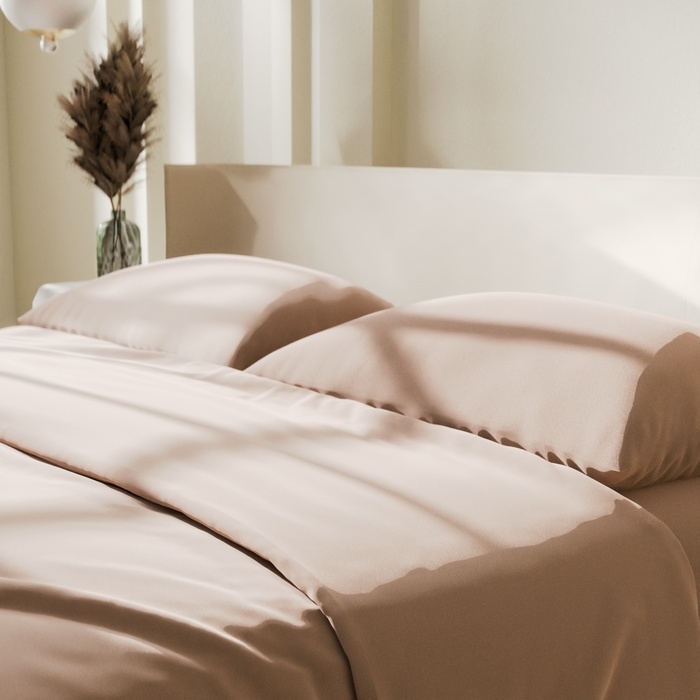 Постельное бельё LoveLife 1,5 сп "Gold sand" 150х215 см, 150х225 см, 50х70&plusmn;3 см-2шт, микрофибра 85гр