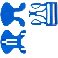 Застежка-пряжка односторонняя Triden, синий