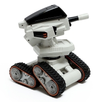 Танк &laquo;Луноход&raquo;, радиоуправление, звук, стреляет гелевыми пулями, белый