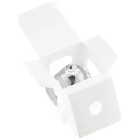 Елочный шар Finery Gloss, 8 см, глянцевый серебристый Елочный шар Finery Gloss, 8 см, глянцевый серебристый