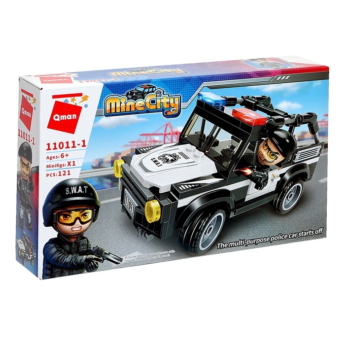 Конструктор Полиция &laquo;Стражи города&raquo;, 4 вида МИКС