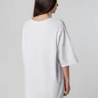 Футболка унисекс оверсайз Crosstown, белая, размер XXL