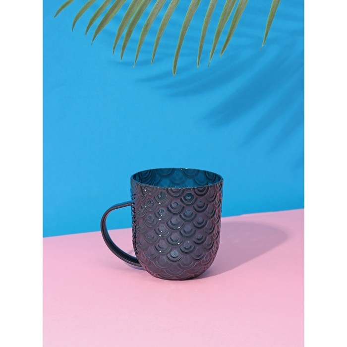 Кружка пластиковая Доляна &laquo;Игра воображения&raquo;, 550 мл, цвет изумрудный