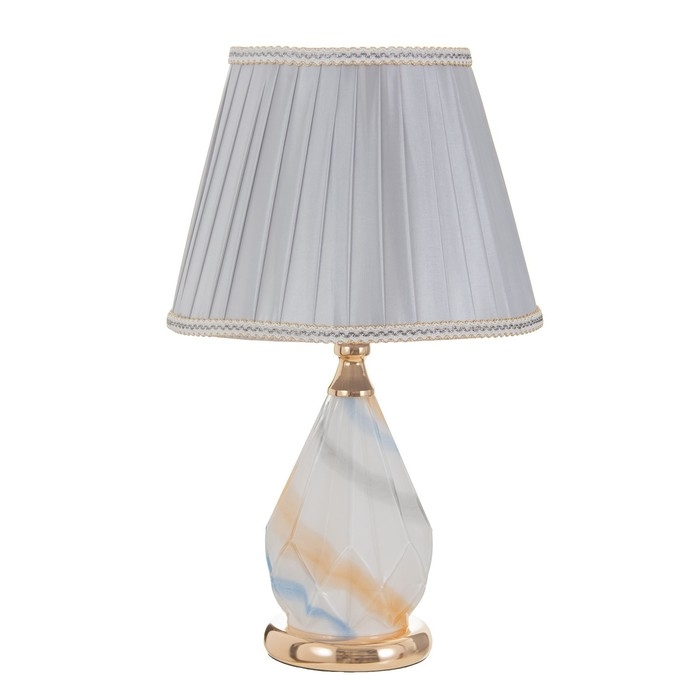 Лампа настольная с подсветкой "Мирана" 1x60Вт E27 золото 25х25х45 см RISALUX