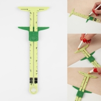 Линейка многофункциональная, для пэчворка, 21 &times; 8 см, цвет жёлтый/зелёный