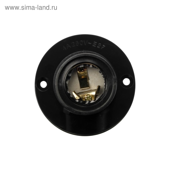 Патрон электрический IN HOME Е27ФП-02, Е27, карболитовый, настенный Патрон электрический IN HOME Е27ФП-02, Е27, карболитовый, настенный