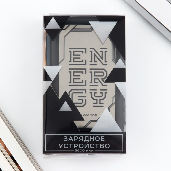 Зарядное устройство &laquo;Energy&raquo;, 5000мА, мод. PB-04, 10,4 х 6,4 см