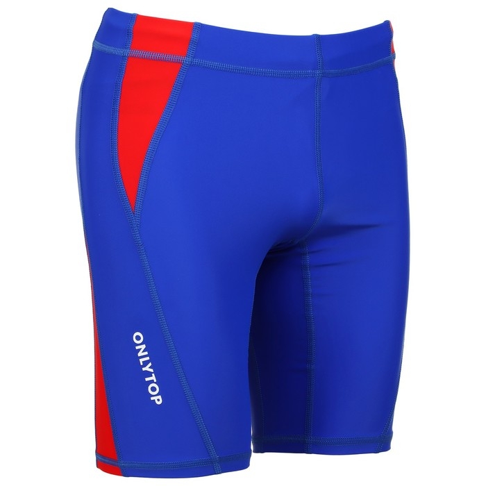 Тайтсы ONLYTOP беговые компрессионные, р. 46, цвет синий Тайтсы ONLYTOP беговые компрессионные, р. 46, цвет синий