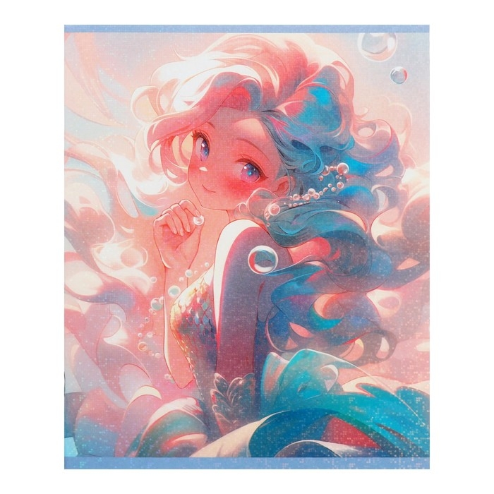 Комплект тетрадей из 5 штук 48 листов в клетку Calligrata TOP Комплект тетрадей из 5 штук 48 листов в клетку Calligrata TOP "Подводная сказка", обложка мелованный картон, голографическая ламинация, блок офсет