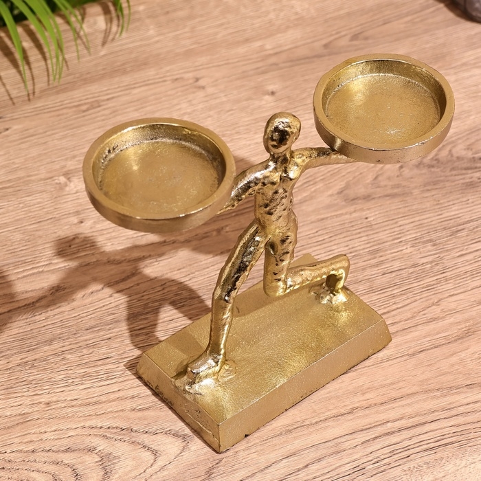 Подсвечник Подсвечник "Пауэр" 20 см, алюминий