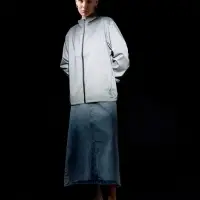 Ветровка Manifest 2.0 из светоотражающей ткани, серая, размер M/L