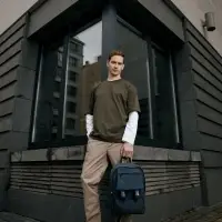 Рюкзак Backdrop, черно-синий