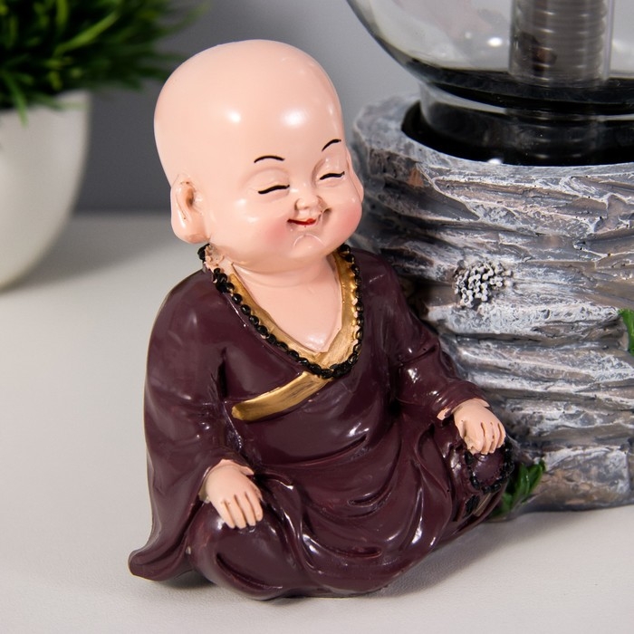 Плазменный шар Плазменный шар "Лаоши" коричневый 13х7х17 см RISALUX