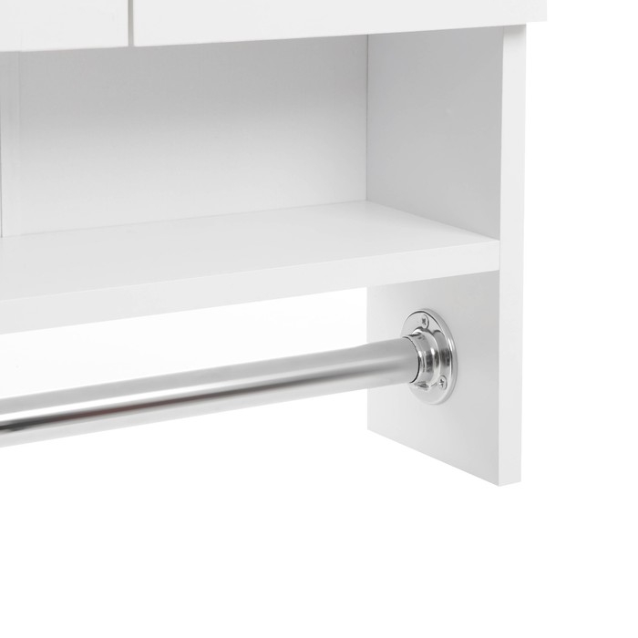 Шкаф для ванной комнаты навесной, белый, 48,6 х 65 х 15 см