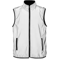 Жилет двусторонний Manifest из светоотражающей ткани, серый, размер M/L