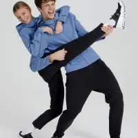 Куртка с капюшоном унисекс Begi, синяя, размер M